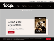 Tablet Screenshot of johnnykniga.fi